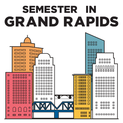 Semester in Grand Rapids Cityscape